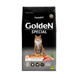 GOLDEN SPECIAL GATOS ADULTOS FRANGO E CARNE 10,1kg