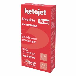 Ketojet Agener União 20mg 10 Comprimidos