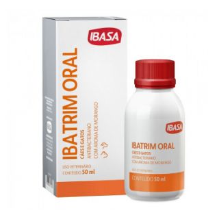 Antibacteriano Ibatrim Ibasa para Cães e Gatos - 50ml