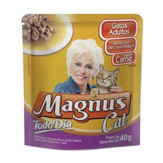 Alimento Úmido Magnus Cat Todo Dia Para Gatos Adultos: Sabor Carne - 40g