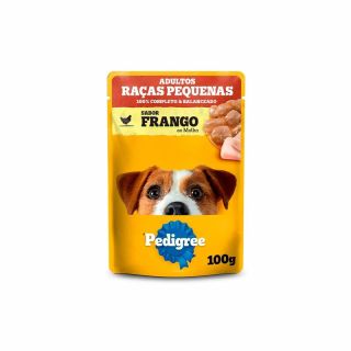 PEDIGREE SACHE CAES ADULTOS RAC PEQ FRANGO 100g