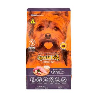 Ração Special Dog Ultralife Sênior para Cães de Raças Pequenas Sabor Frango e Arroz 1Kg