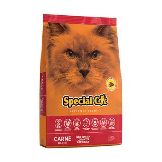 Ração Premium Special Cat para Gatos Adultos Sabor Carne 10,1kg