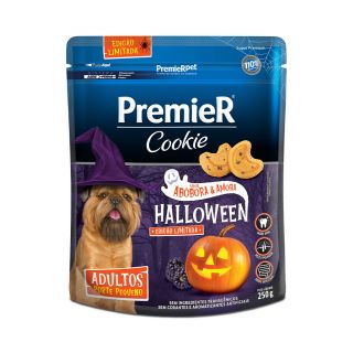 Biscoito Golden Cookie Halloween para Cães Adultos de Porte Pequeno Sabor Abóbora e Amora 250g