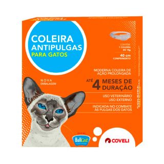 Coleira Antipulgas Coveli Bullcat