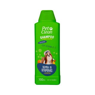 Shampoo e Condicionador Pet Clean Bomba de Vitaminas e Queratina 700ml