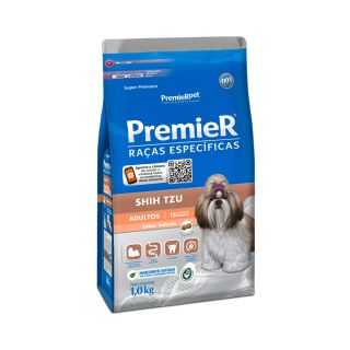 Ração Premier para Cães Adultos Shih Tzu sabor Salmão 1 Kg