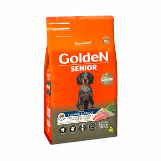Ração Golden Fórmula Mini Bits para Cães Senior de Porte Pequeno