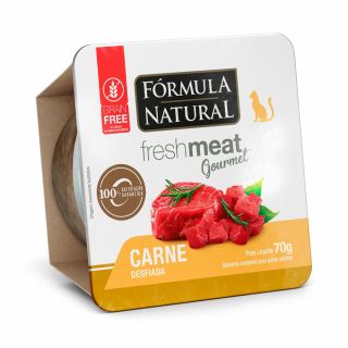 Ração Úmida Fórmula Natural Fresh Meat Gourmet para Gatos Sabor Carne 70g