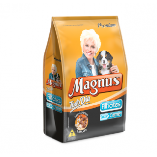 Ração Magnus Todo Dia Sabor Carne Para Filhotes 1kg