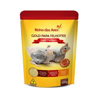 Ração Reino das Aves Gold Mix Galo de Campina e Cardeal para Pássaros - 500g