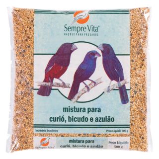 Ração Sempre Vita Curió, Bicudo e Azulão - 500g