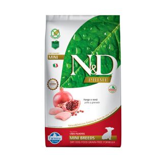 Ração ND Prime para Cães Filhotes de Raças Pequenas Sabor Frango e Romã 2,5Kg