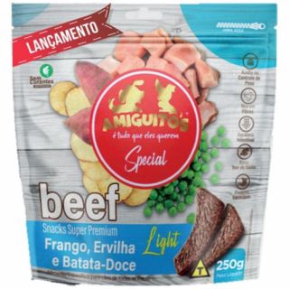 Bifinho Amiguitos Light Special Beef Frango Ervilha Batata 250g