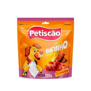 PETISCAO TABLETE BIFINHO BACON 500g