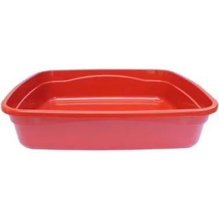 Banheiro Gato Brinqpet - Vermelho