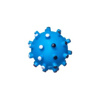 Pet Works Bola Espinho Vinil Azul 7,5 Cm