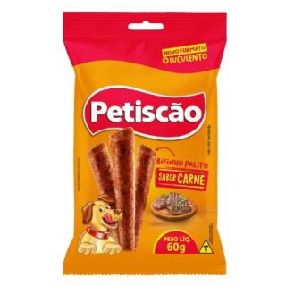 Petiscao Palito Bifinho Mastigavel Carne 60G