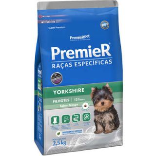 Premier Cães Raças Específicas Yorkshire Filhotes Ração Sabor Frango 2,5kg
