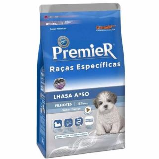 Premier Cães Raças Específicas Lhasa Apso Filhotes Ração Sabor Frango 2,5kg