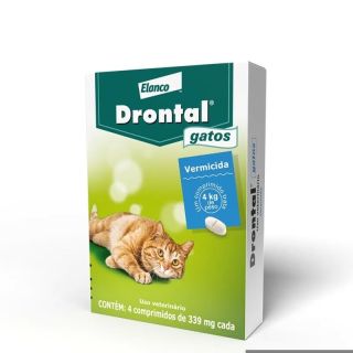 ELANCO DRONTAL GATOS 339mg C/4 COMP