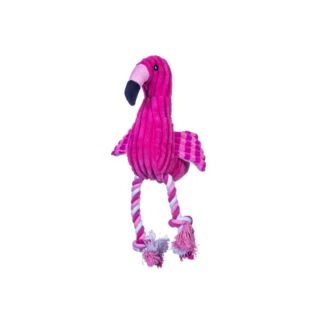 7106 Pet Works Brinquedo Flamingo com Corda 20cm