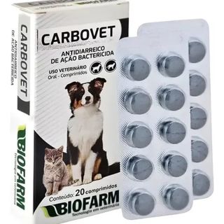 Carbovet com 20comprimidos