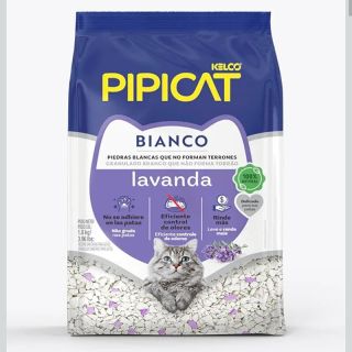 PIPICAT GRANULADO SANITARIO BIANCO LAVANDA 1,8kg