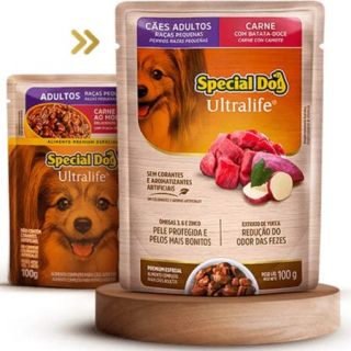 Alimento Úmido Special Dog Cães Adultos Raças Pequenas Carne ao Molho 100g