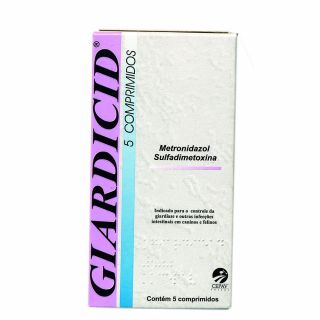 Antibiótico Cepav Giardicid 500mg para Cães e Gatos