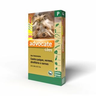 Antipulgas Advocate para Cães de até 4kg 3x 0,4ml (EMB.ECONOMICA) *