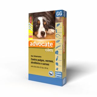 Antipulgas Advocate para Cães entre 25 e 40Kg 4,0ml (Emb.Economica) *