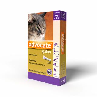 Antipulgas Advocate para Gatos entre 4 e 8kg 0,8ml