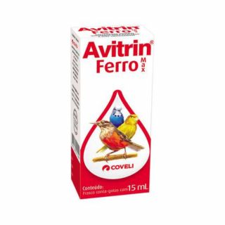 Suplemento Avitrin Ferro Max Coveli para Aves - 15ml
