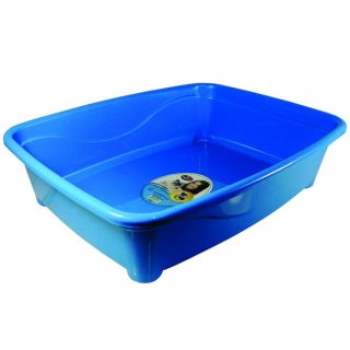 Banheira Higiênica Furacão Pet Classic para Gatos- Azul