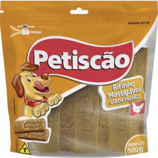 BIFINHO MASTIGÁVEL DE FRANGO TABLETE PCT 500G - PETISCÃO