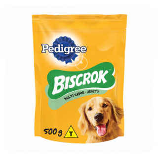 Biscoito Biscrok Multi Pedigree para Cães Adultos 500g