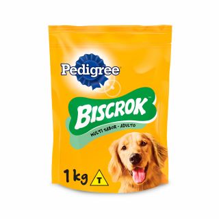 Biscoito Pedigree Biscrok Multi para Cães Adultos 1 Kg