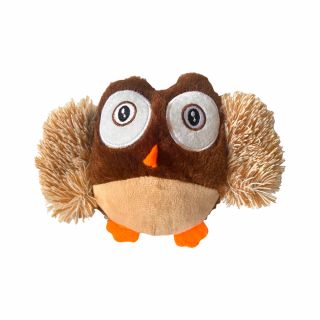 Brinquedo Napi Pelúcia Coruja Marrom para Cães