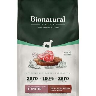 BIONATURAL CAES RG/G JUNIOR CORDEIRO 15kg