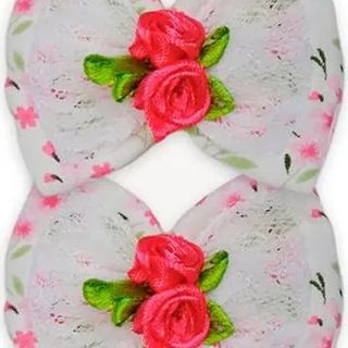 Laco Bordado - Floral Rosa - U