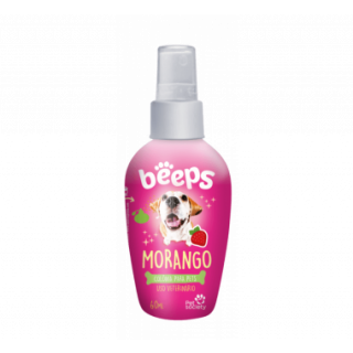 Colônia Beeps Morango para Cães e Gatos 60ml