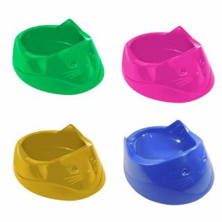 Comedouro Plástico Cara do Gato Furacão Pet 200ml