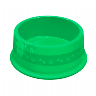 Comedouro Plástico Furacão Pet N4 1900ml-Cores Sortidas