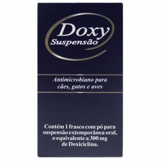 Doxy Suspensão Cepav 300mg Antibiótico para Cães e Gatos