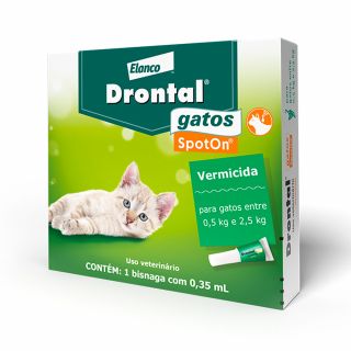 Vermífugo Drontal SpotOn para Gatos 0,35 ML