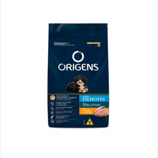 Ração Origens para Cães Filhotes de Médio e Grande Porte Sabor Frango 3kg
