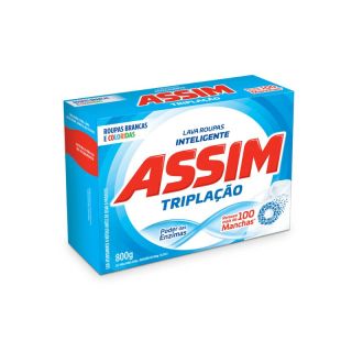 Sabao Po Assim Tripla Acao Econ 800g