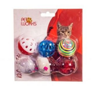 PET WORKS KIT GATINHO ANIMADO C/ 5 UNIDADES