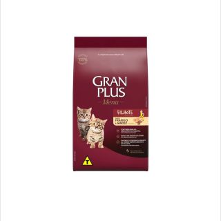 Ração GranPlus Menu Gatos Filhotes Frango e Arroz 3kg